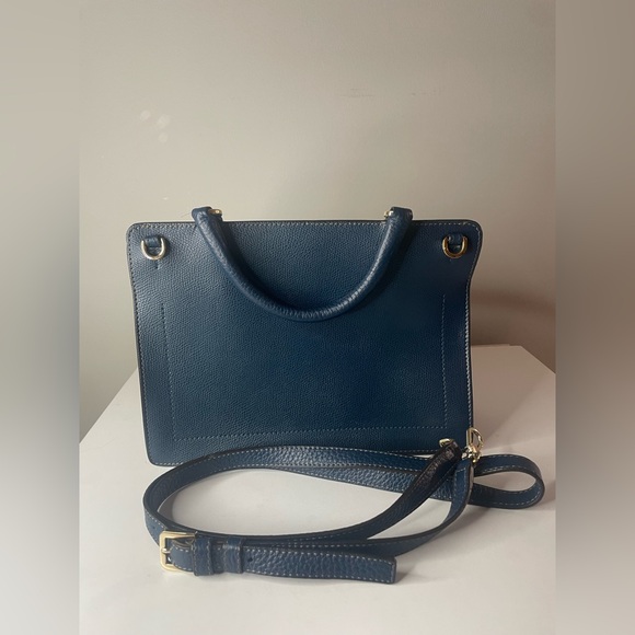 Furla Blue Leather Handbag - Picture 7 of 10